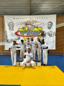 Nos champions à la coupe marseillaise de Capoeira